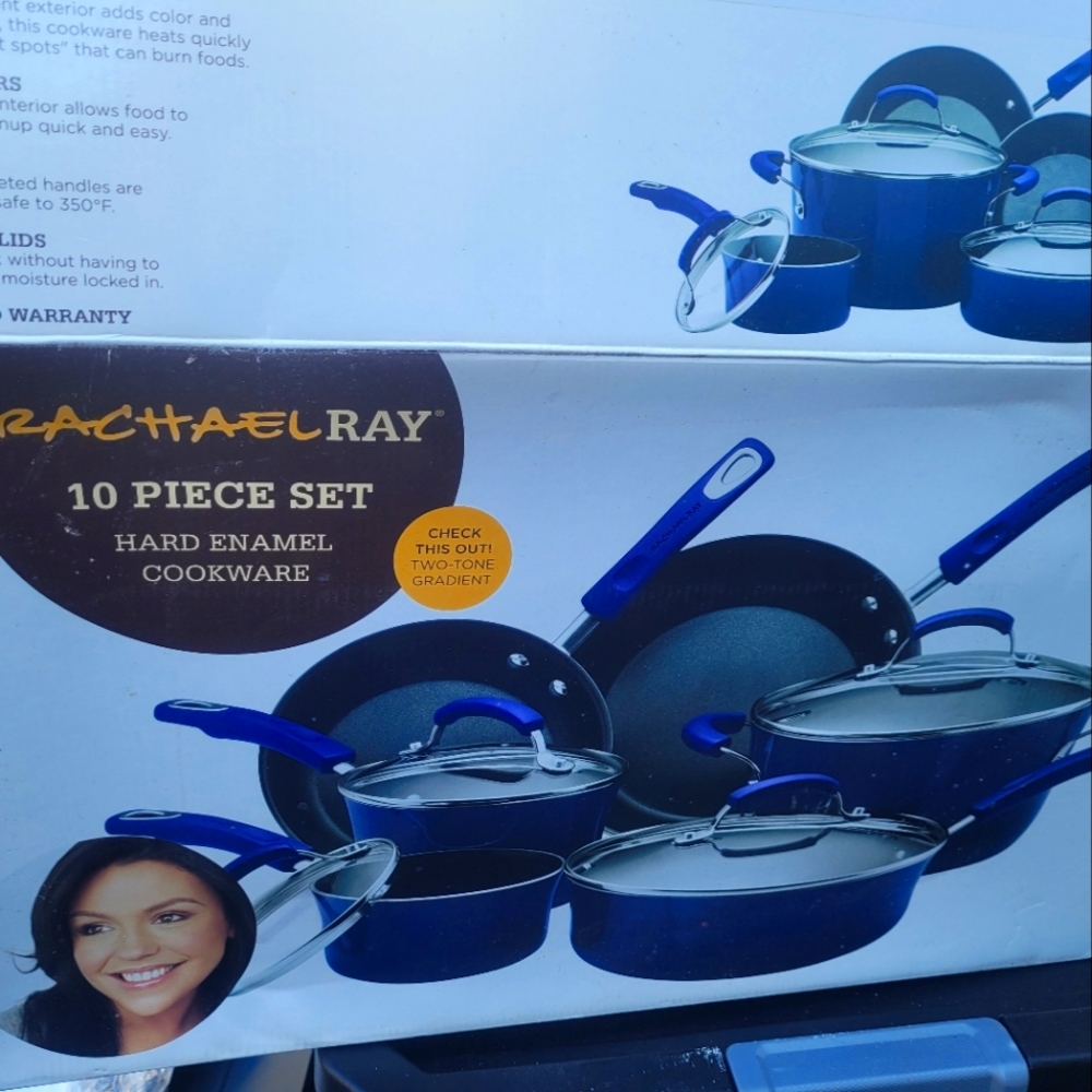 Rachael Ray 10 piece cookware set